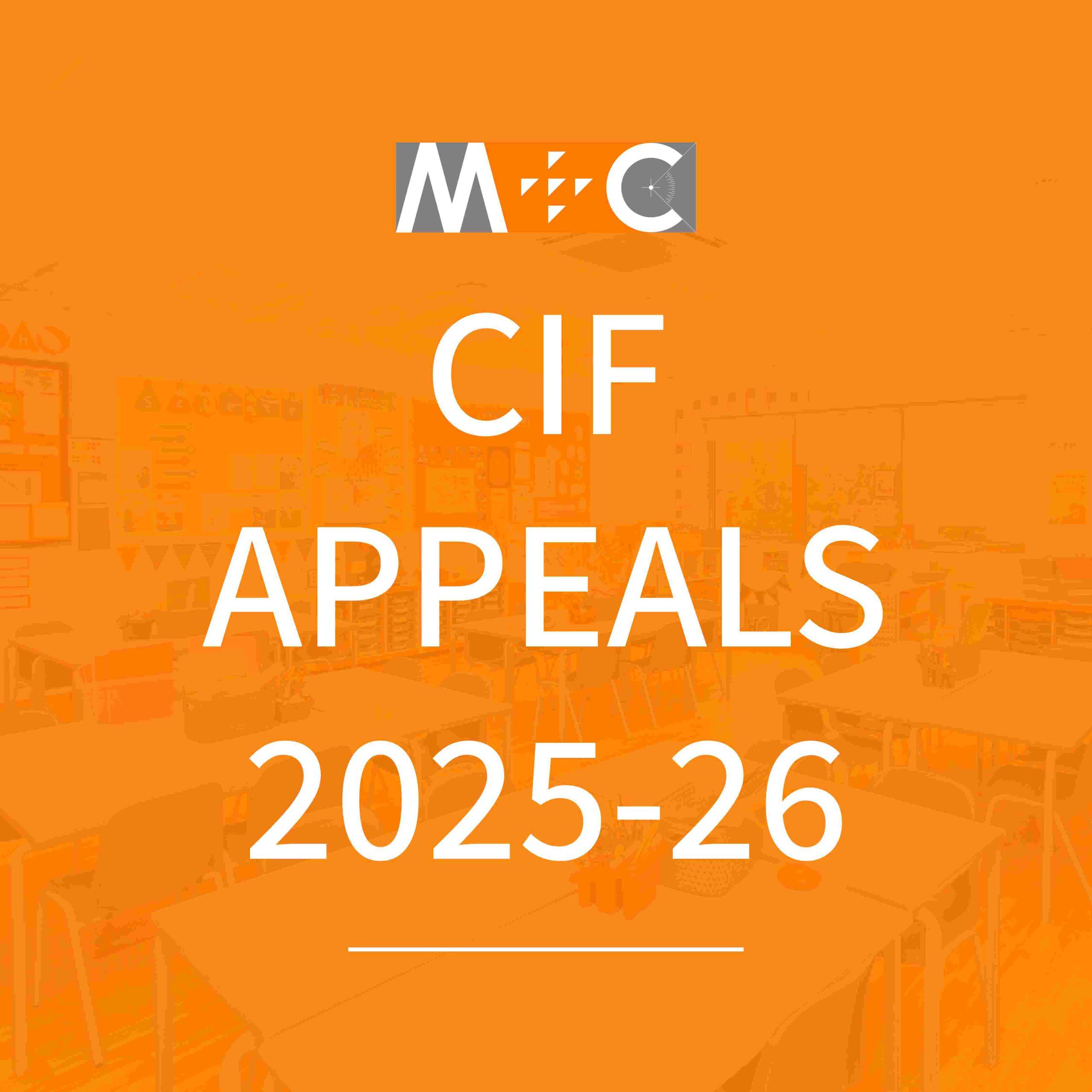 Condition Improvement Fund Appeals