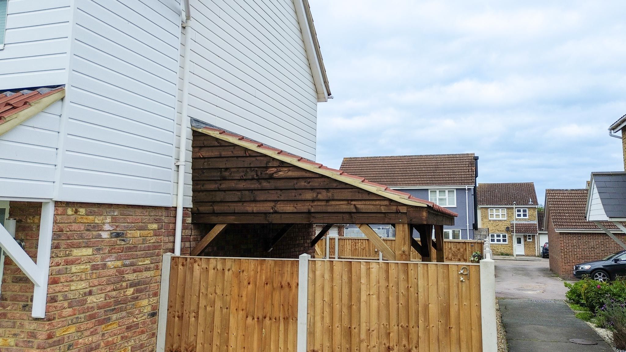 Side Snug Extension & Extended New Porch
