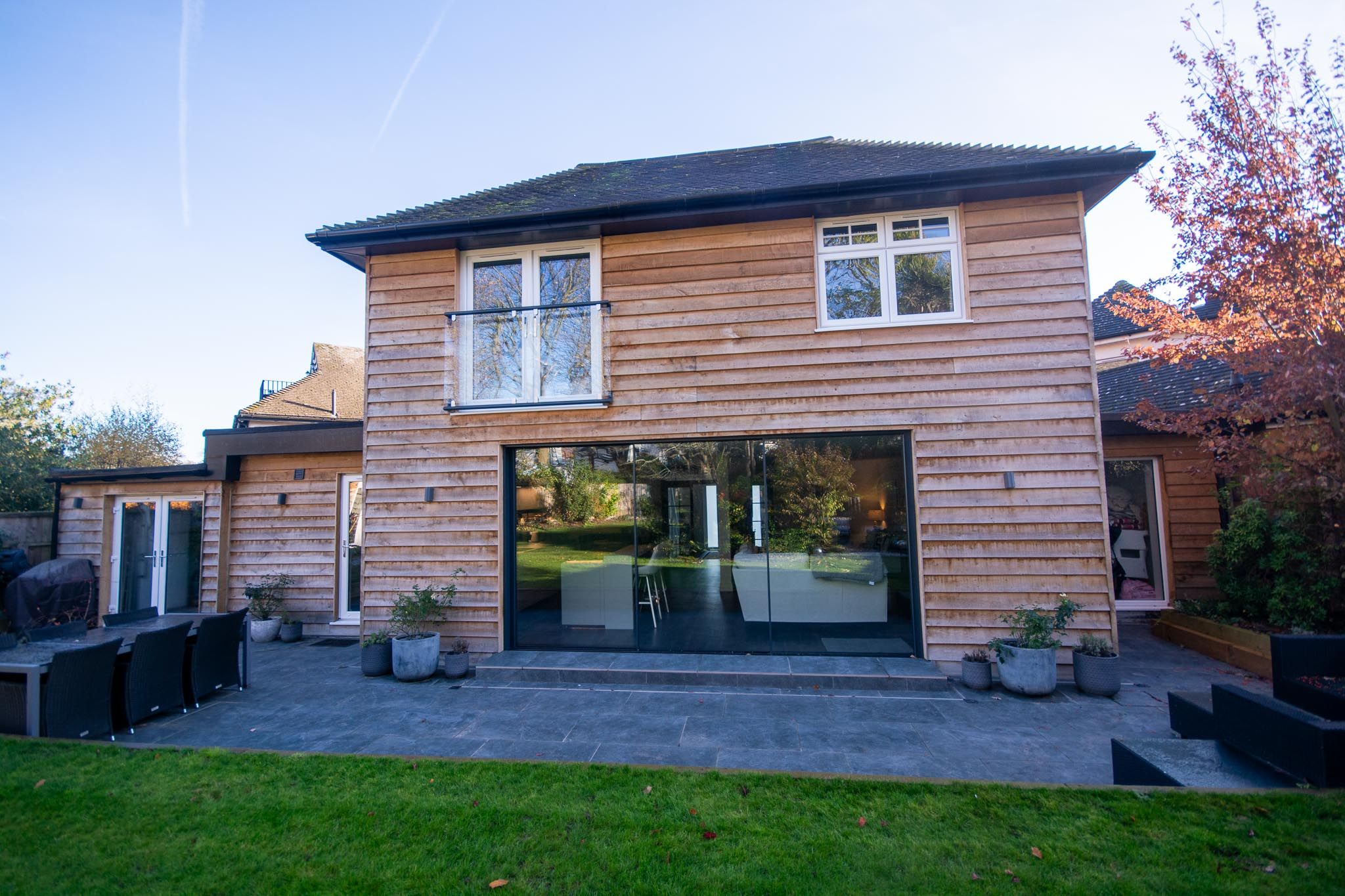 Side Snug Extension & Extended New Porch