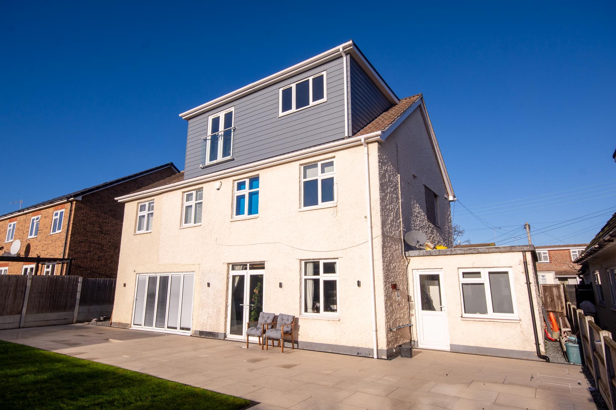 Side Snug Extension & Extended New Porch