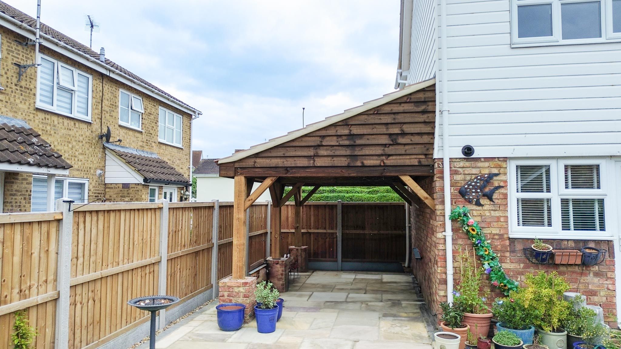 Side Snug Extension & Extended New Porch