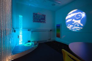 Sensory room within infill extension