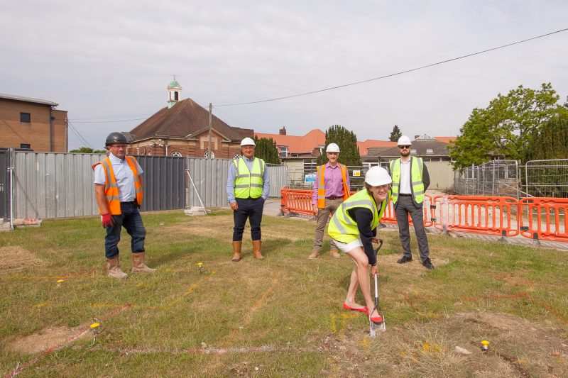 CIF funding enabled Chatham Grammar to break ground on their project recently.