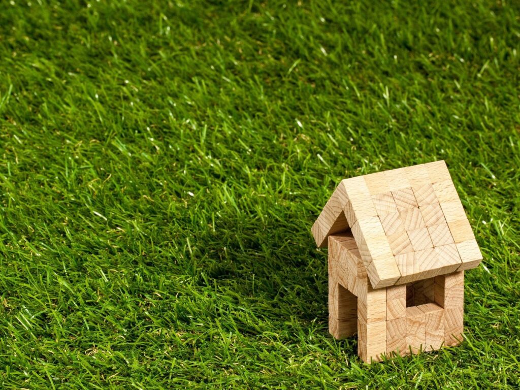 A model house to represent building surveying work on roofs