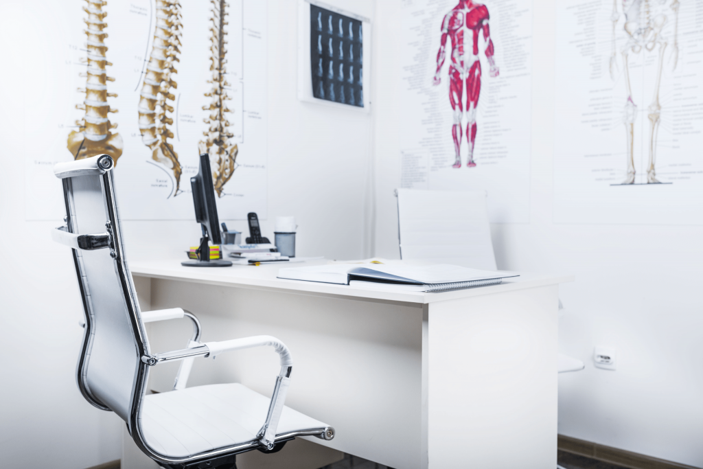 Image of doctors room to depict healthcare design