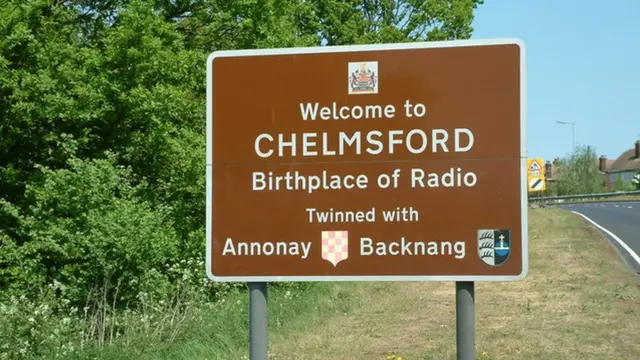 Welcome to Chelmsford Sign