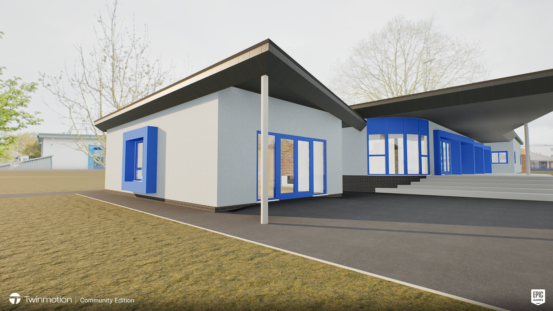 Elm Hall Primary School - New Nursery -3D