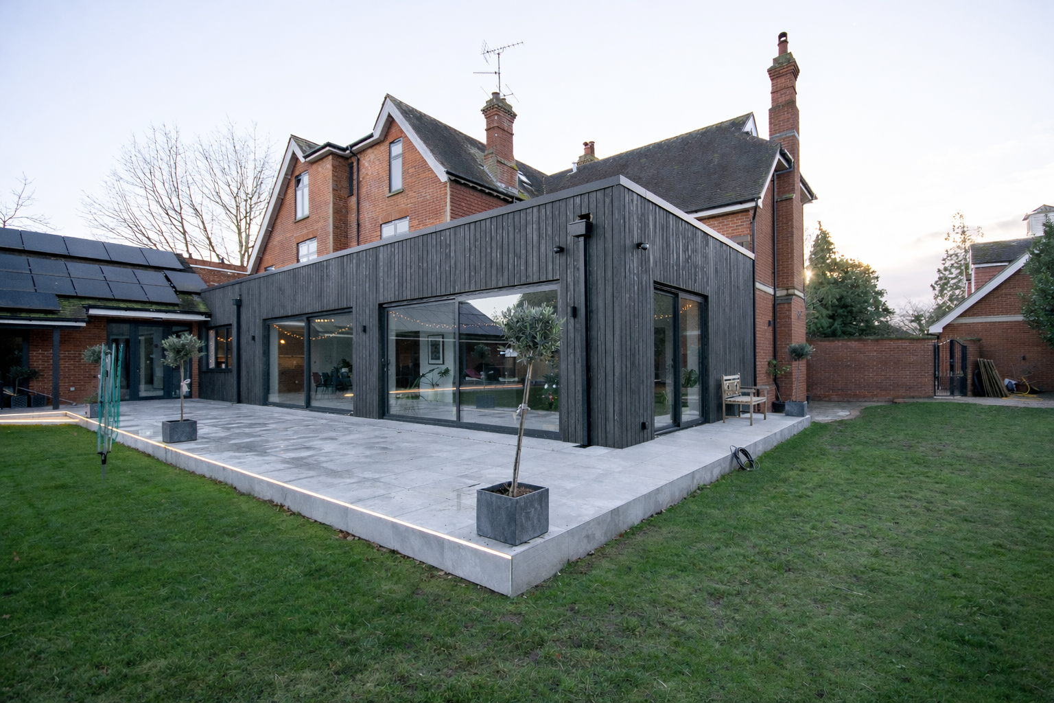 Side Snug Extension & Extended New Porch